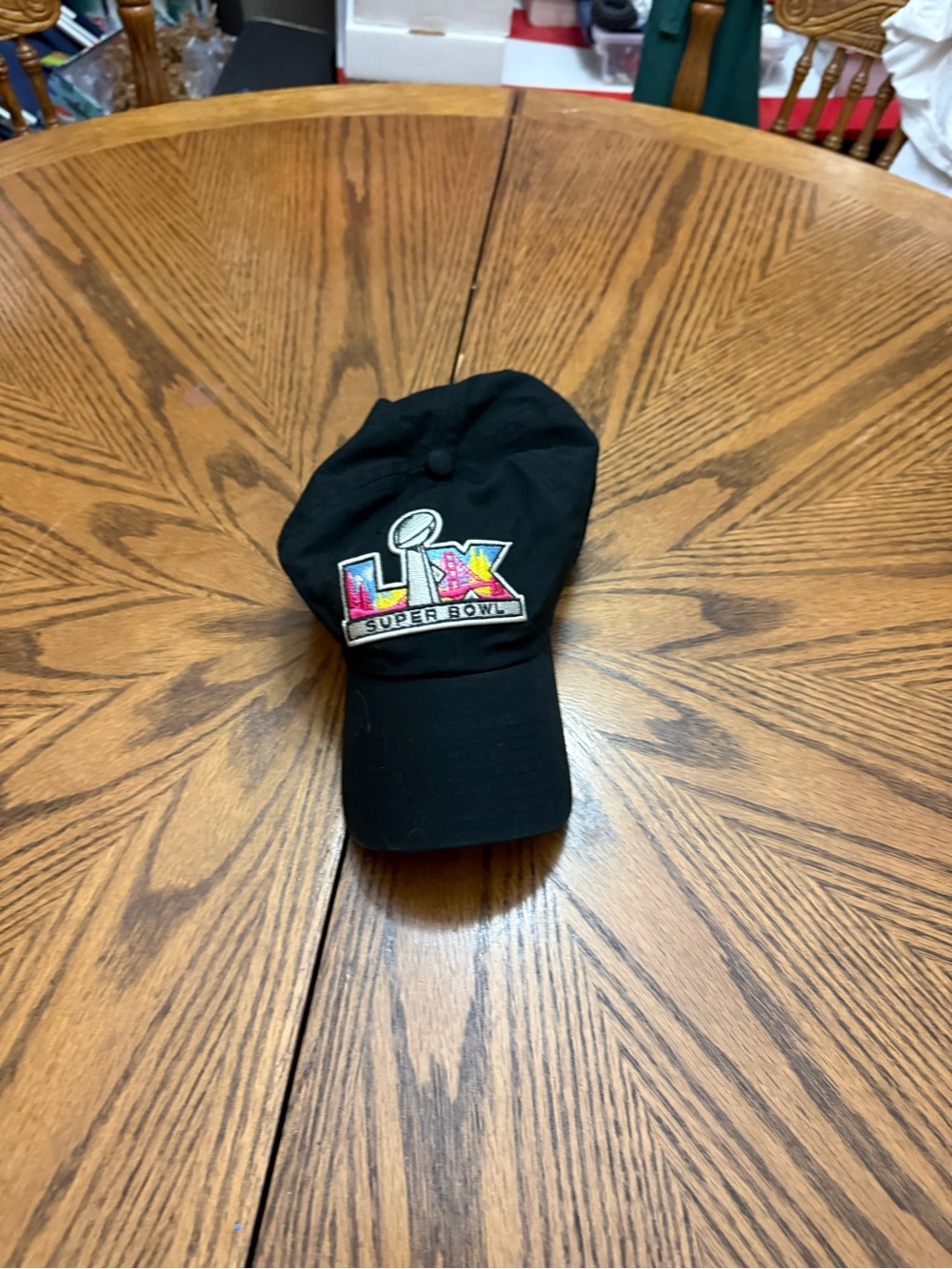 47 Black Super Bowl Hat with Colorful Logo